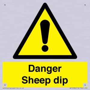 Danger Sheep dip